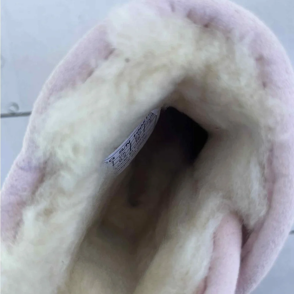 UGG Light Pink Knit Baby Booties